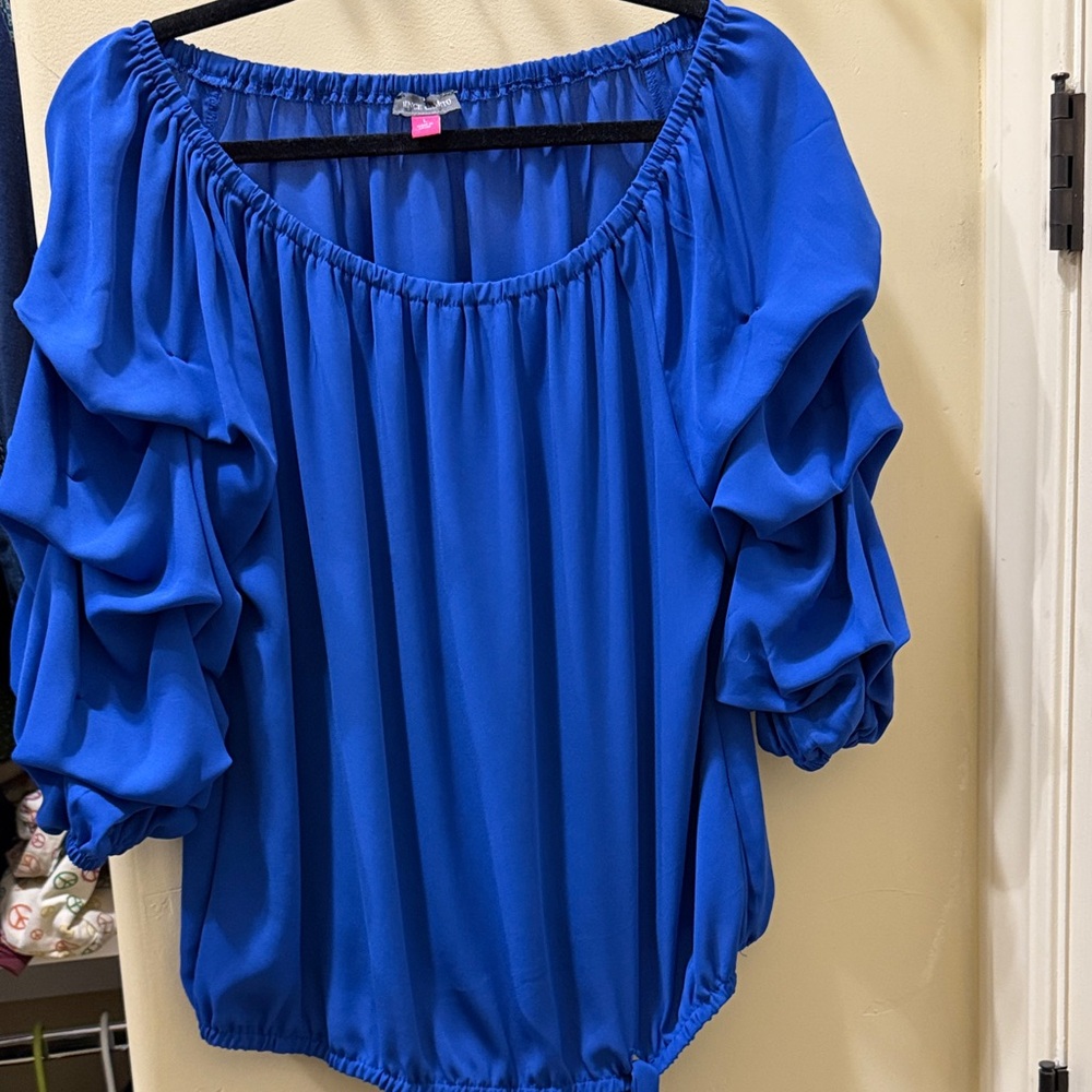 Vince Camuto Royal Blue Blouse
